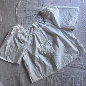 Salter House White Puff Sleeve Blouse